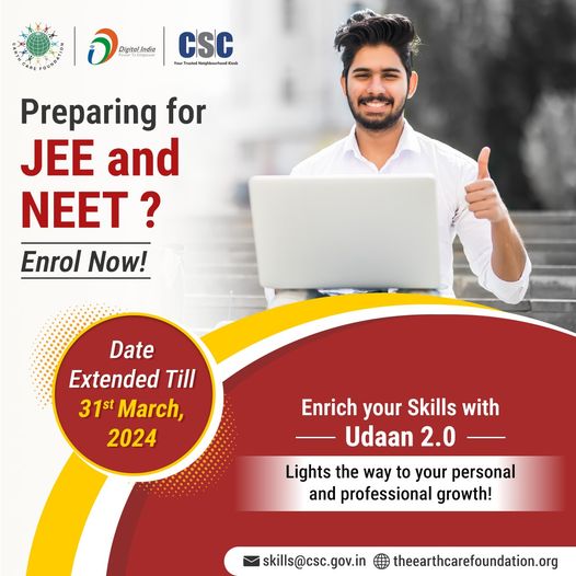 Enrich your skills with UDAAN 2.0 and prepare for competitive exams with confide…