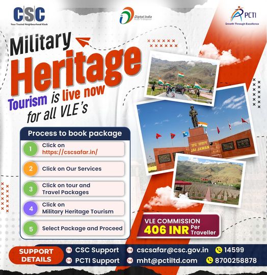 Military Heritage Tourism Service is LIVE now!
 Visit  to book a package and ear…